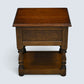 Old Charm Side Table Lamp Table Light Oak Finish With Drawer FREE UK Delivery