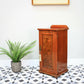 Antique Bedside Cabinet Pot Cupboard Late Victorian Mahogany and Burr Walnut