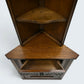 Old Charm Corner End Unit with Cupboard and Shelves Carvings. FREE UK Delivery
