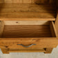 Rustic Tall Pine Bookcase with Drawer - 200 cm Tall