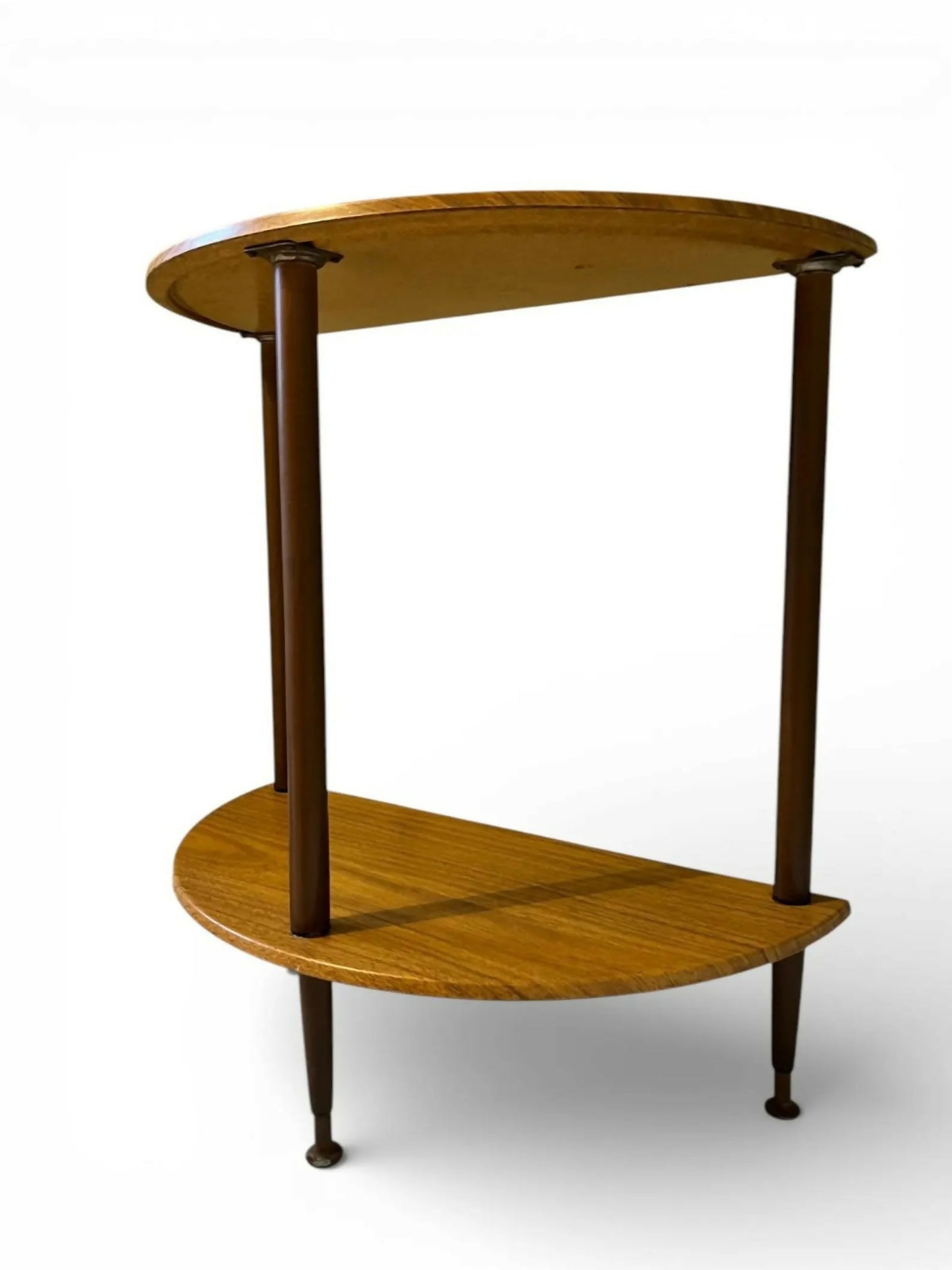 Vintage Formwood Telephone Table Half Moon Hall Table 1960s Mid Century