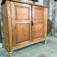 Antique Early Victorian Pine Narrow Estate Hall Linen Housekeeper Pantry Cupboard, C.1830