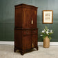 Regency Georgian Style Drinks Cocktail Cabinet - Chest on Chest - Mahogany