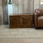 Luxury Handmade Leather Coffee Table Vintage Storage Trunk