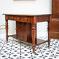 Victorian Mahogany Antique Side Table Wash Stand on Castors