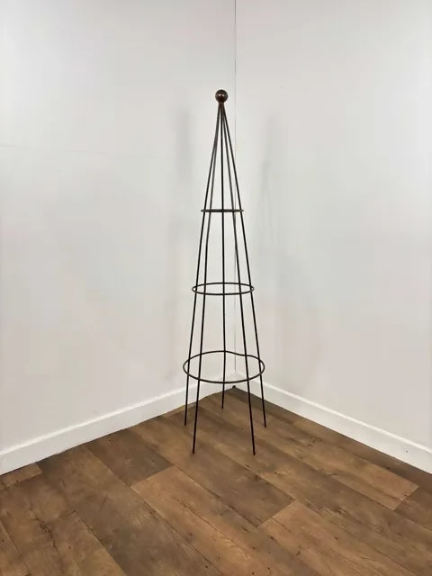 Large Rustic Steel Garden Obelisk