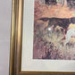 Framed “Hunting Pheasants” Print After Eugene Petit – 19th Century Sporting Scene