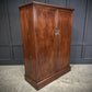 Vintage Mahogany Compactum Wardrobe, 1920s