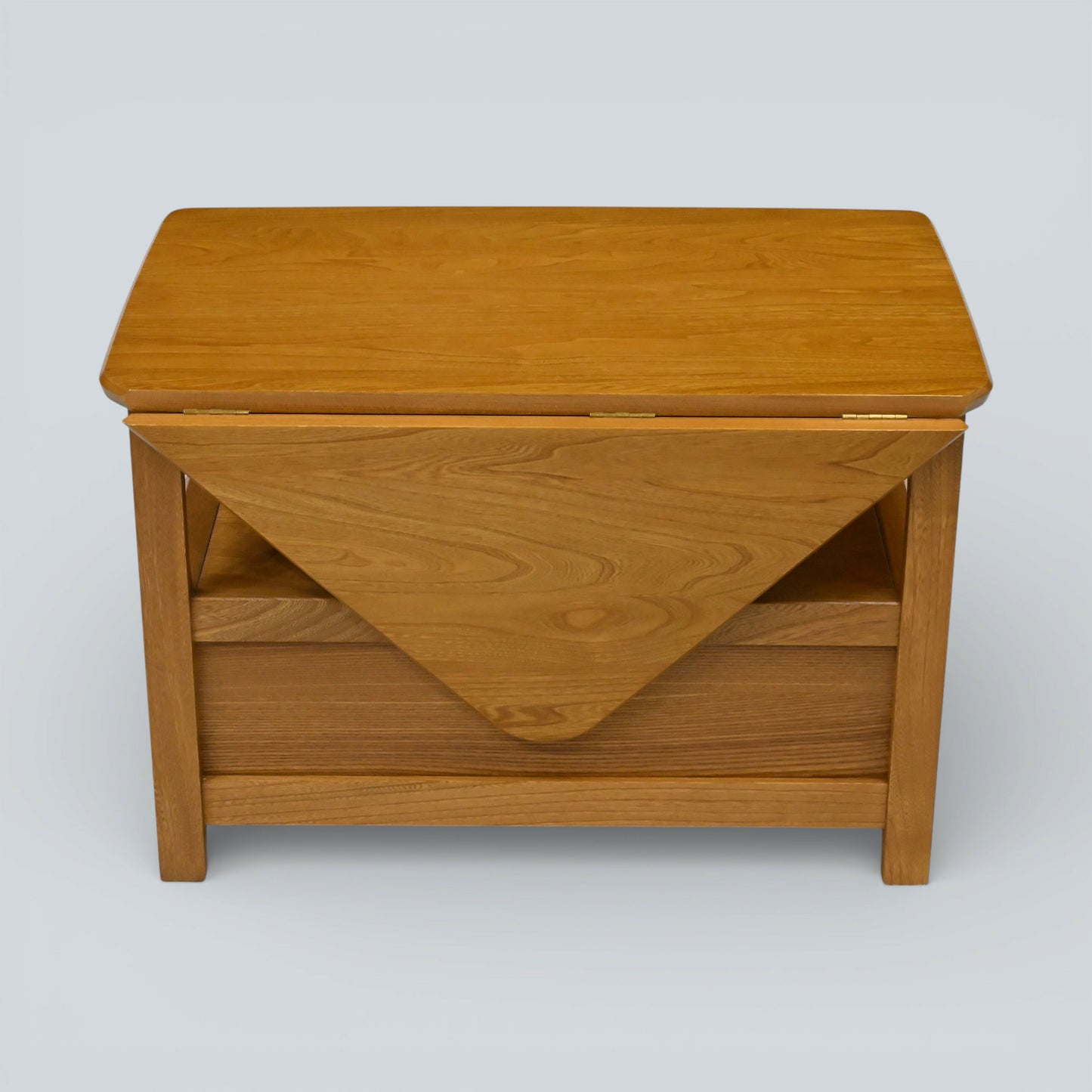 Ercol Corner TV Stand Video Cabinet Corner Flap Light Finish FREE UK Delivery*