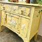 Yellow Buffet Cupboard with Roses