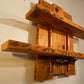 Upcycled pine handmade shelves