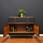 Mid Century Nathan Sideboard, Vintage Teak Drinks cabinet, Retro Media Unit