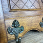 Coat Rack Vintage French Carved Oak Wall Mounted 5 Hooks Rack Hanger LOT 6210