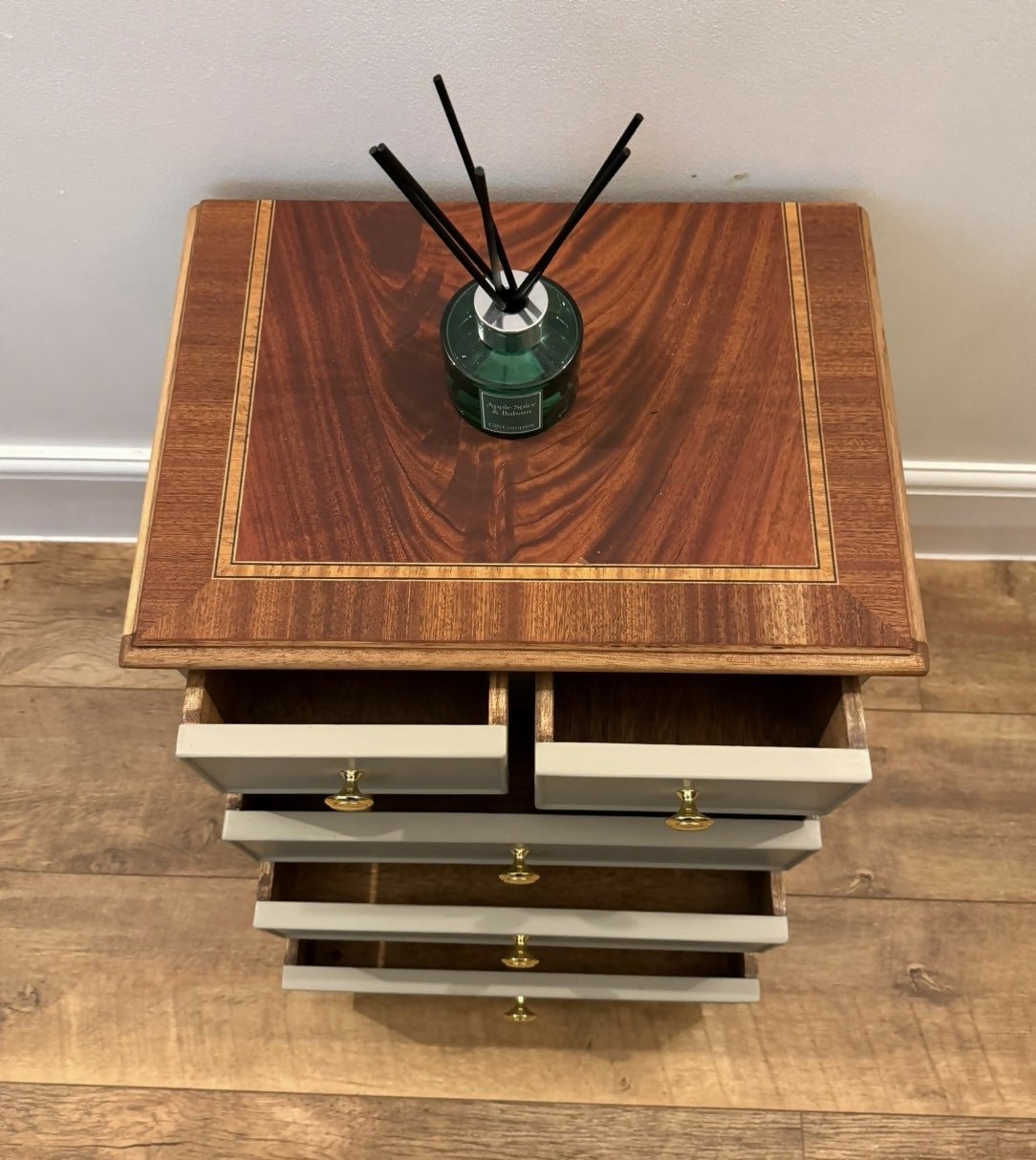 Bedside table / lamp table /side table with drawers