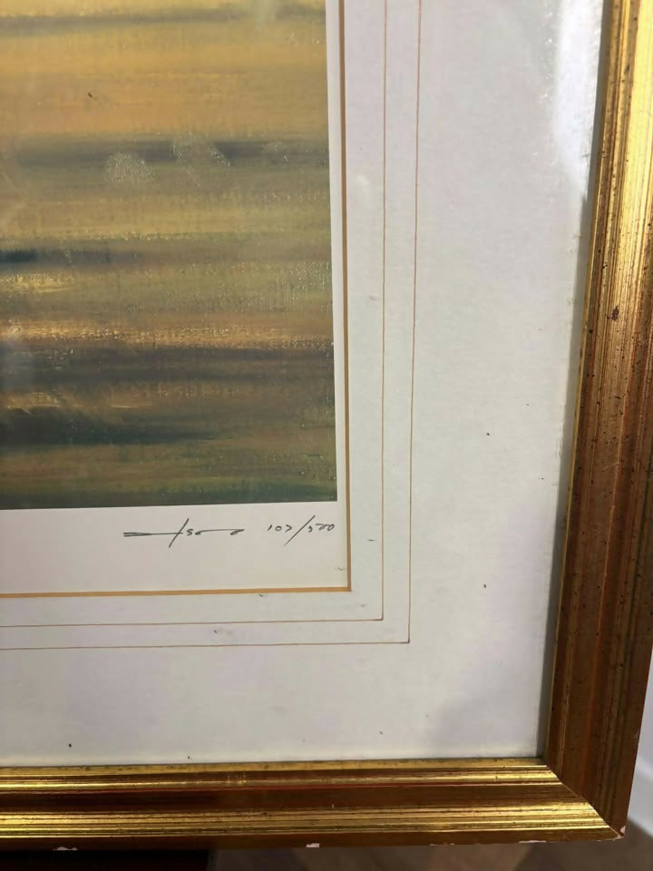 Limited Edition Racing Print Signed Lester Piggott