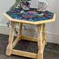 Floral Bohemian Side Table
