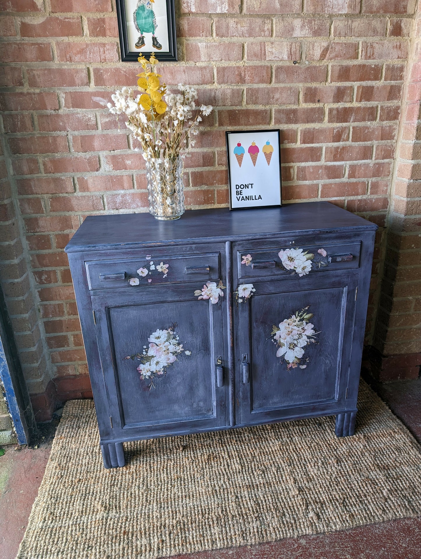 Vintage rustic cabinet