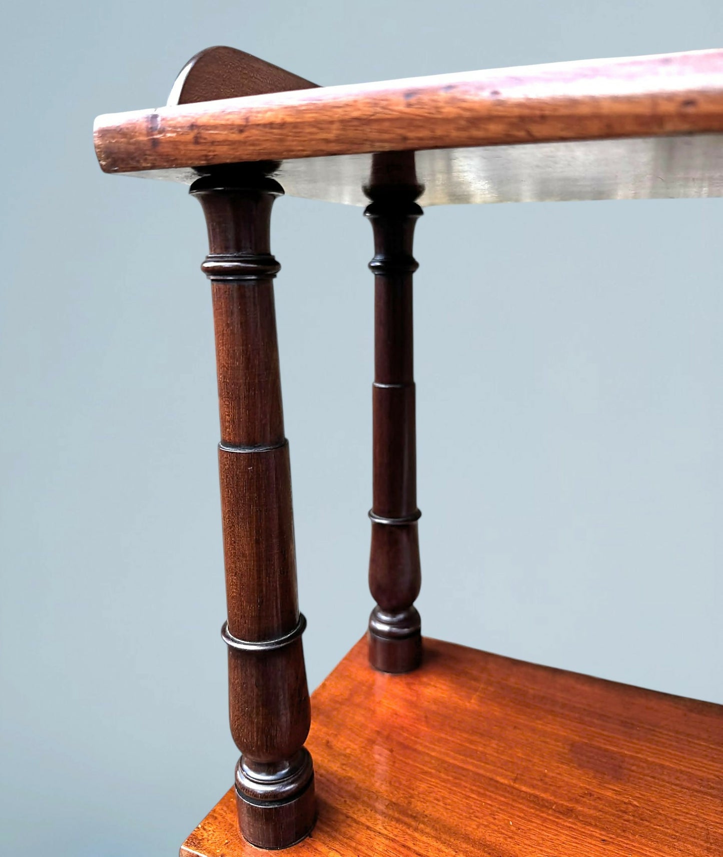 19th Century Victorian Figured Mahogany Two Door Chiffonier