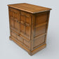 Ercol Mural TV Video Cabinet Golden Dawn Hideaway Doors Model 839 FREE Delivery