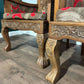 Kashmir Decoratively Carved Armchairsz