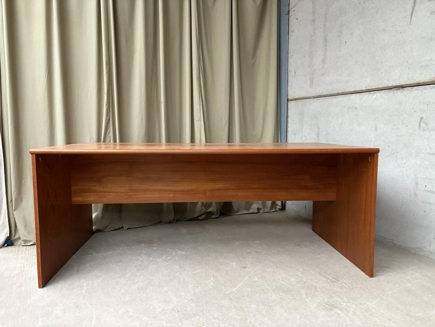 Vintage Mid Century Danish Large Teak Desk Dining Table Retro R992