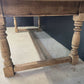 Large and Deep Oak Farmhouse Dining Table