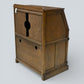 Old Charm Computer Bureau Micro Office Light Oak Red Leather FREE UK Delivery