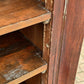 Vintage Mahogany Bookcase Display Cabinet With Adjustable Shelves