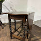 Oak Gateleg Dining Table On Barley Twist Supports