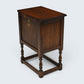 Old Charm Pedestal Cabinet Small Cupboard Bedside Tudor Brown FREE UK DELIVERY*