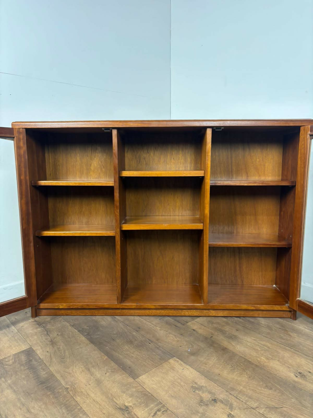 Reproduction Oak Side Cabinet / Bookcase