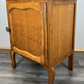 Bedside Table Vintage French Louis XVI Nightstand Oak Cabinet LOT 24299