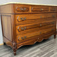 Chest of Drawers Antique French Mahogany Marble Top Carved Cabinet LOT 4809