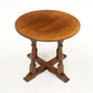 Old Charm Style Round Side Coffee Table Utility Furniture Stamp FREE Delivery. SBR8999/1504D