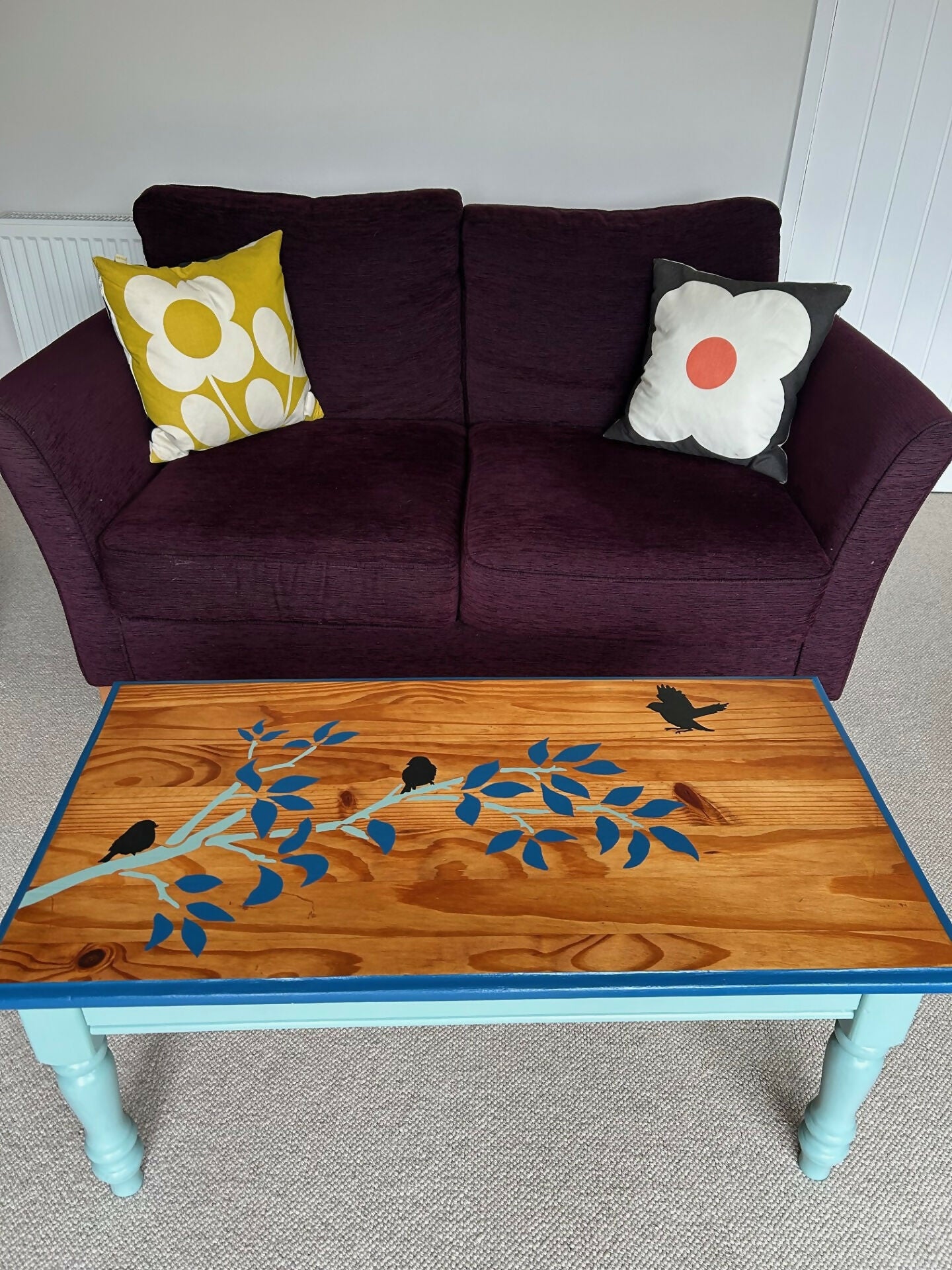 Unique, upcycled coffee table