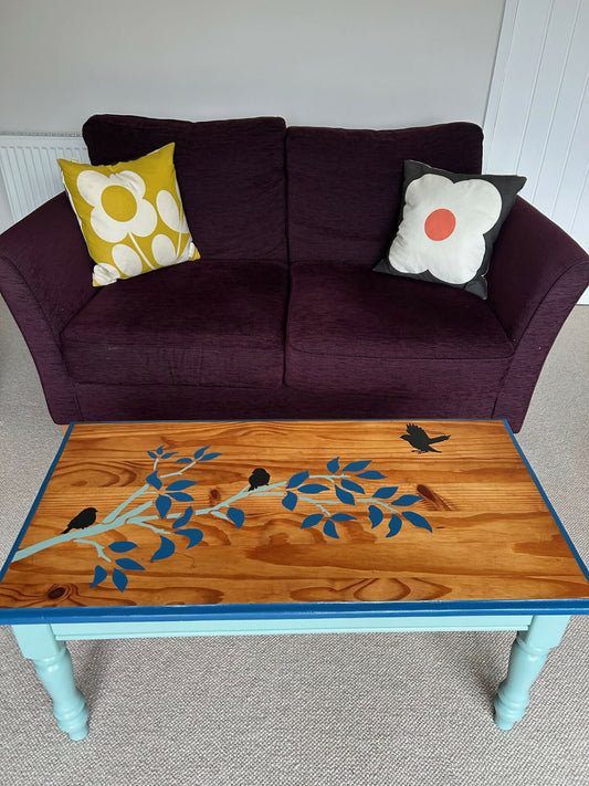 Unique, upcycled coffee table