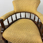 Pair of Edwardian Mahogany Upholstered Tub Chairs