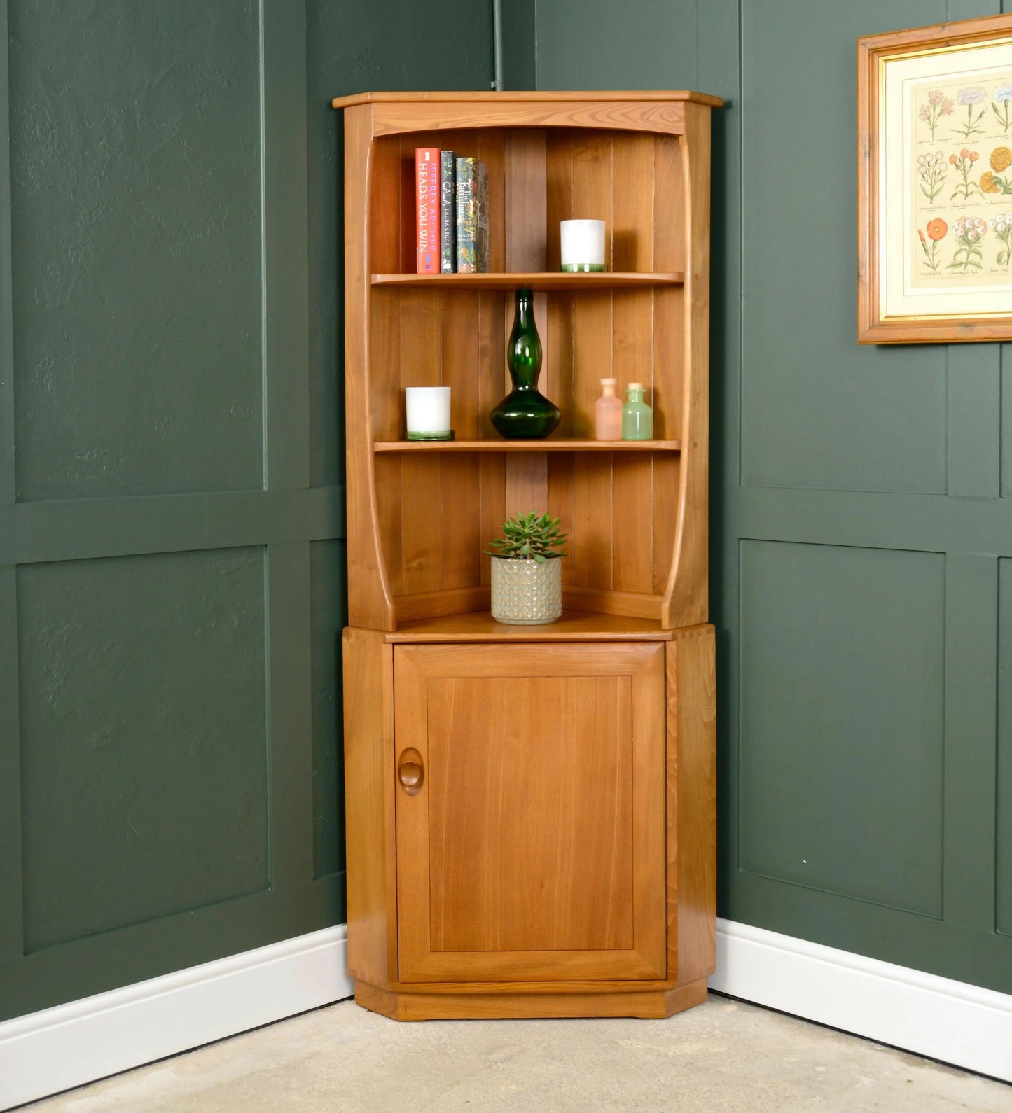 Ercol Windsor Corner Cabinet - Light/Blonde Finish
