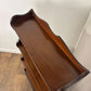 Vintage Mahogany Four Shelf Waterfall Bookcase