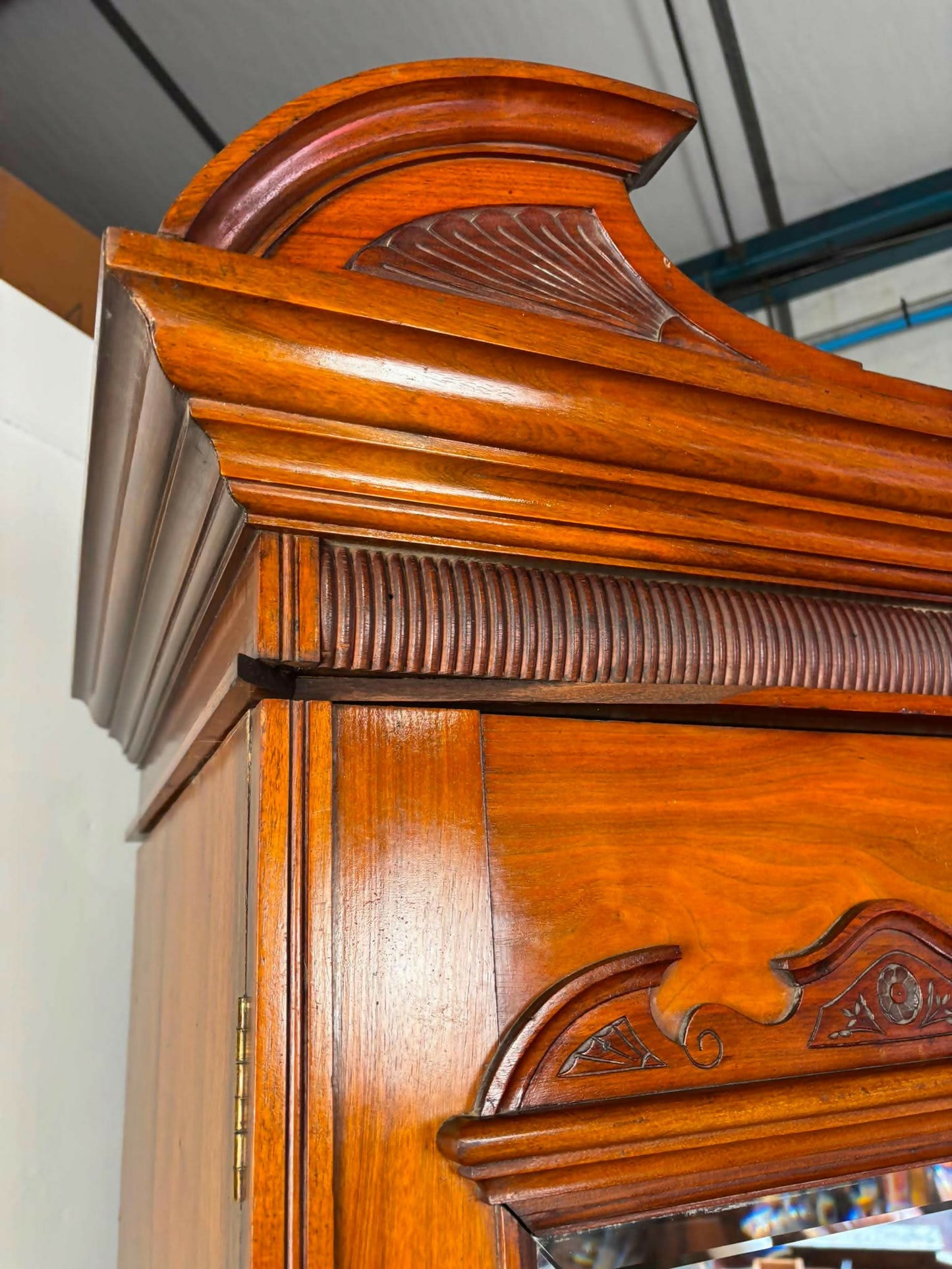 Edwardian Mahogany Compactum Wardrobe