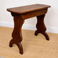 Vintage Oak Side Table | Primitive Lamp Table | English Country