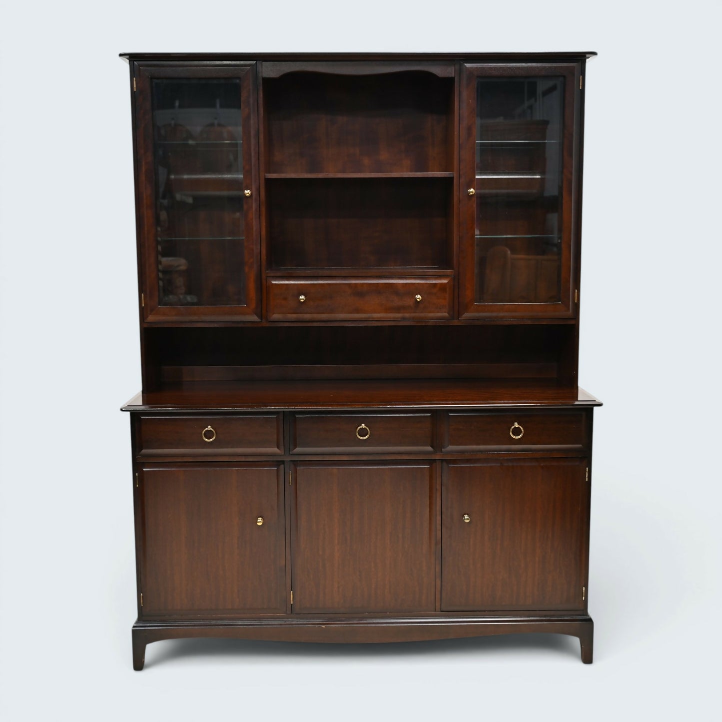 Stag Dresser Sideboard Display Bookcase 2 Piece Storage Unit FREE UK* Delivery