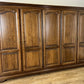Wardrobe Vintage French Style Five Door Carved Armoire Cabinet LOT 6130