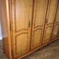 Wardrobe Vintage French Louis XVI Style Five Door Carved Armoire LOT 4990