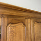 Wardrobe Vintage French Louis XVI Style Oak Four Door Carved Armoire LOT 6506