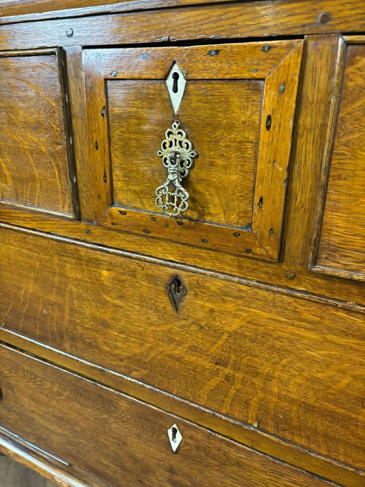 Georgian Oak Press Cupboard