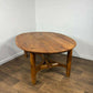 Custom Made Oval Elm Dining Table