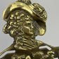 Fireplace Set Vintage French Style Brass 5 Piece Companion Set LOT 6445
