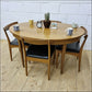 vintage dining table ONLY teak Greaves & Thomas mid century danish design