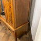 Edwardian Walnut Single Door Mirrored Wardrobe with Carved Panels
